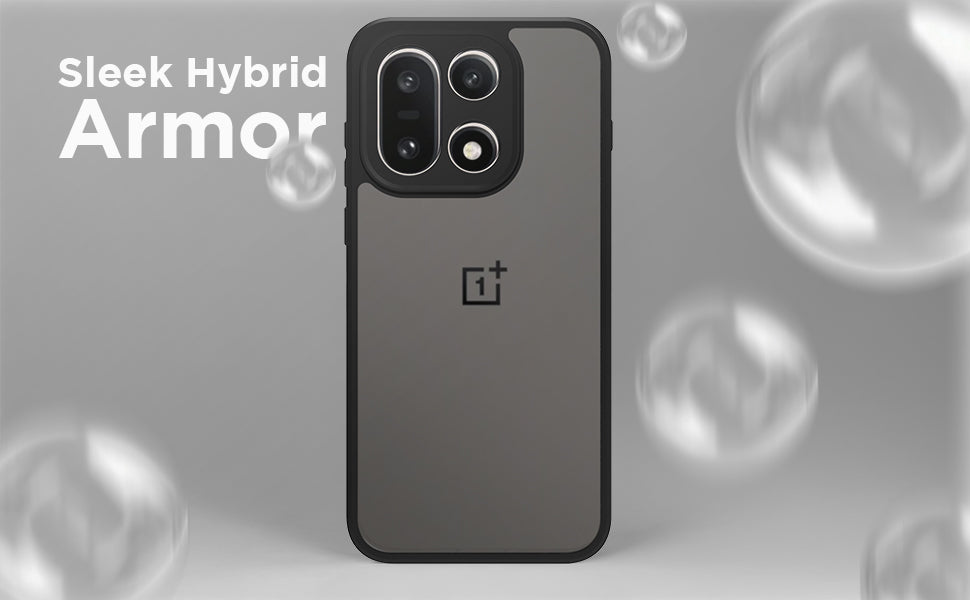 OnePlus 15 5G Back Cover Case | Sleek Hybrid - Matte Black