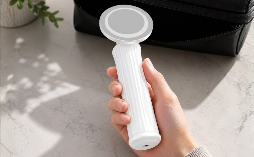 Magnetic Selfie Stick Tripod | 360 Degree Rotatable Phone Holder - White