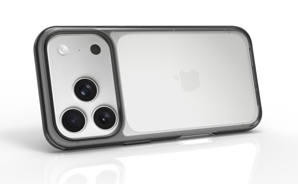 iPhone 17 Pro Back Cover Case | Clear Hybrid - Clear Smoke