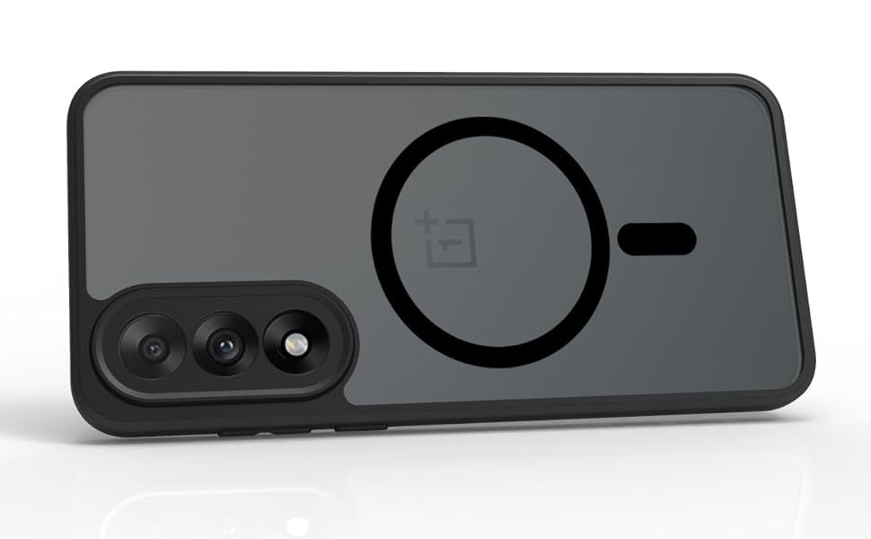 OnePlus Nord 5 5G Back Cover Case | Sleek Hybrid - Matte Black Magnetic