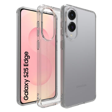 Samsung Galaxy S25 Edge Back Cover Case | Clear Hybrid - Clear