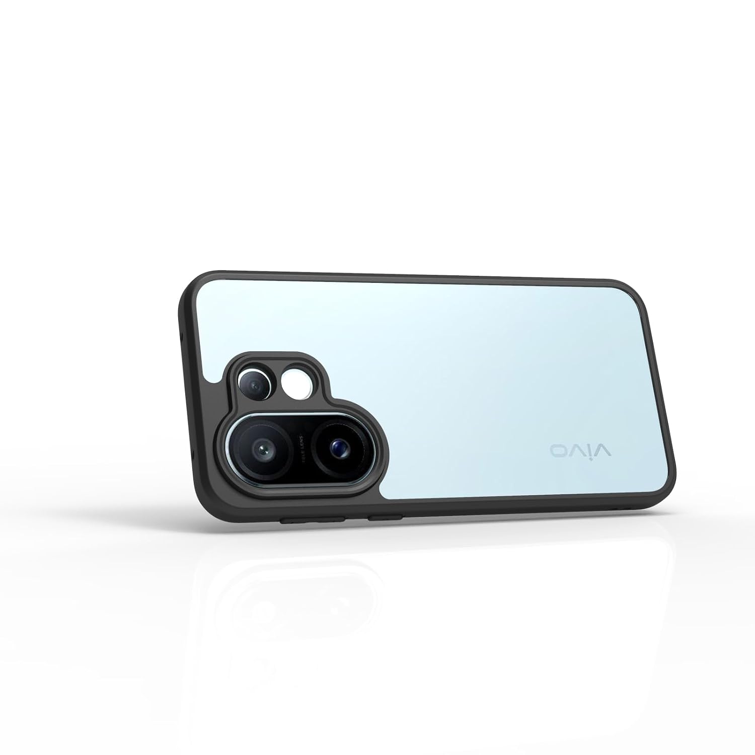 Vivo X200 FE 5G Back Cover Case | Sleek Hybrid - Clear Black