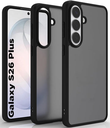 Samsung Galaxy S26 Plus Back Cover Case | Sleek Hybrid - Matte Black