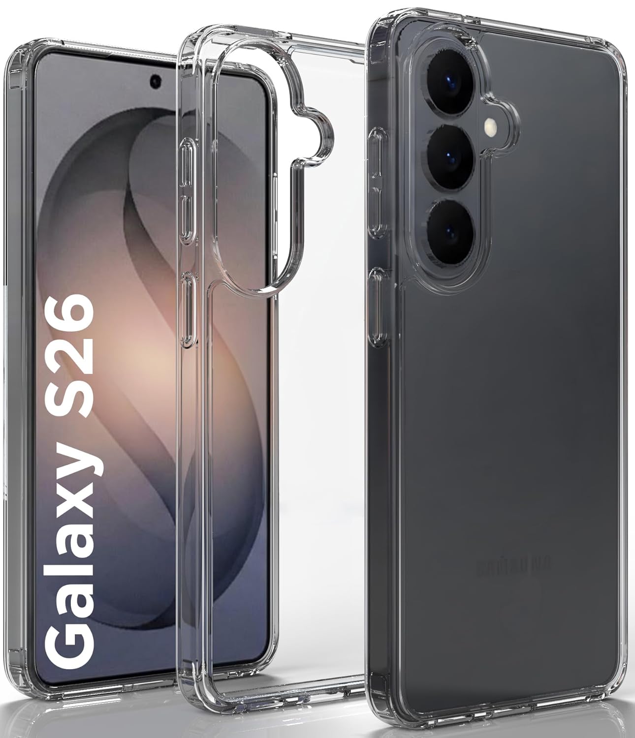 Samsung Galaxy S26 Back Cover Case | Clear Hybrid - Clear