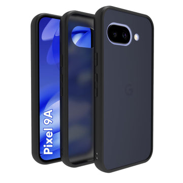 Google Pixel 9a Back Cover Case | Sleek Hybrid - Matte Black
