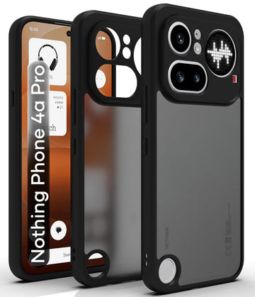 Nothing Phone 4a Pro 5G Back Cover Case | Sleek Hybrid - Matte Black