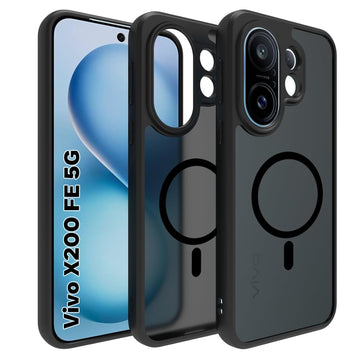 Vivo X200 FE 5G Back Cover Case | Sleek Hybrid - Smoke Black