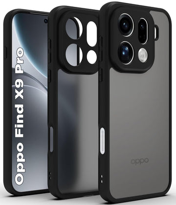 Oppo Find X9 Pro 5G Back Cover Case | Sleek Hybrid - Matte Black