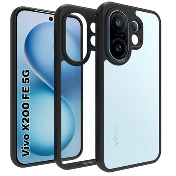 Vivo X200 FE 5G Back Cover Case | Sleek Hybrid - Clear Black