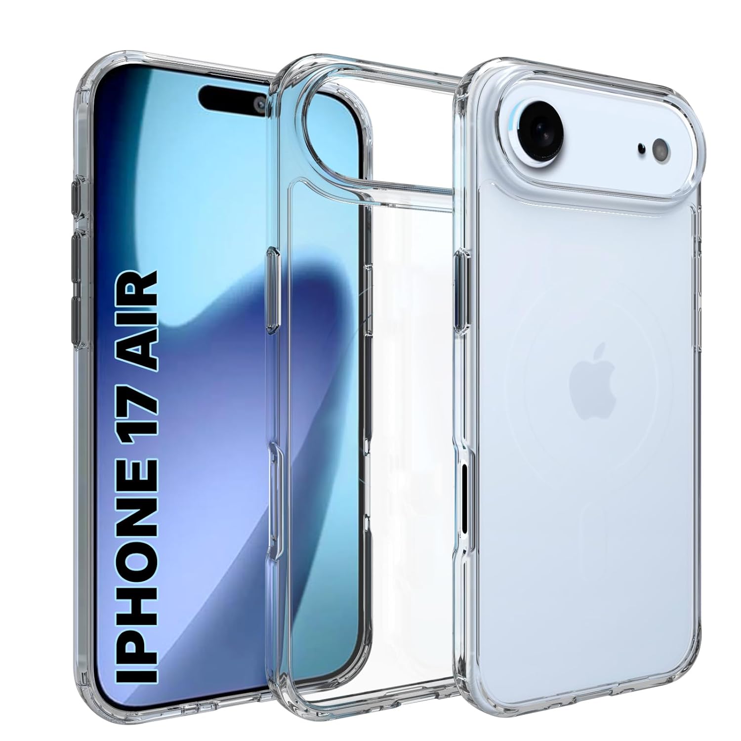 iPhone 17 Air Back Cover Case | Clear Hybrid - Clear