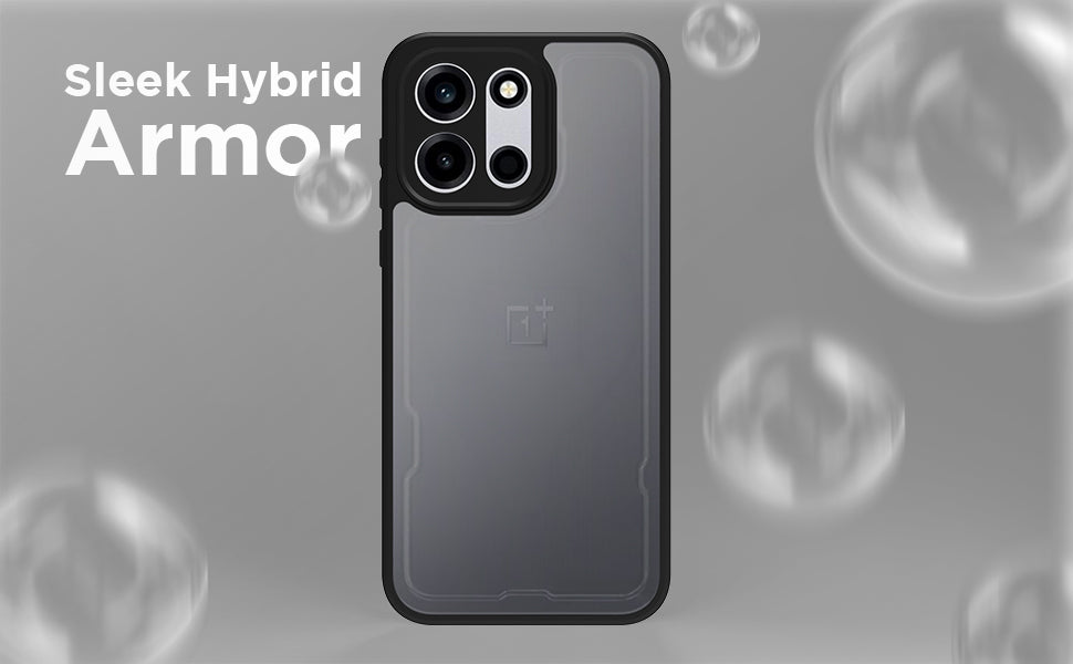 OnePlus Nord 6 5G / Nord CE 6 5G Back Cover Case | Sleek Hybrid - Matte Black