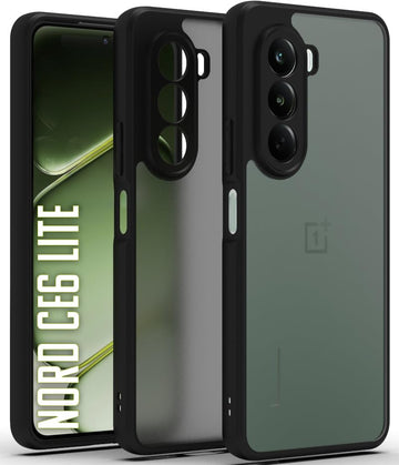OnePlus Nord CE6 Lite 5G Back Cover Case | Sleek Hybrid - Matte Black
