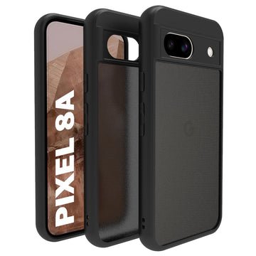 Google Pixel 8a Back Cover Case | Sleek Hybrid - Matte Black