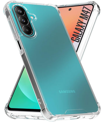 Samsung Galaxy M47 Back Cover Case | Clear Hybrid - Clear