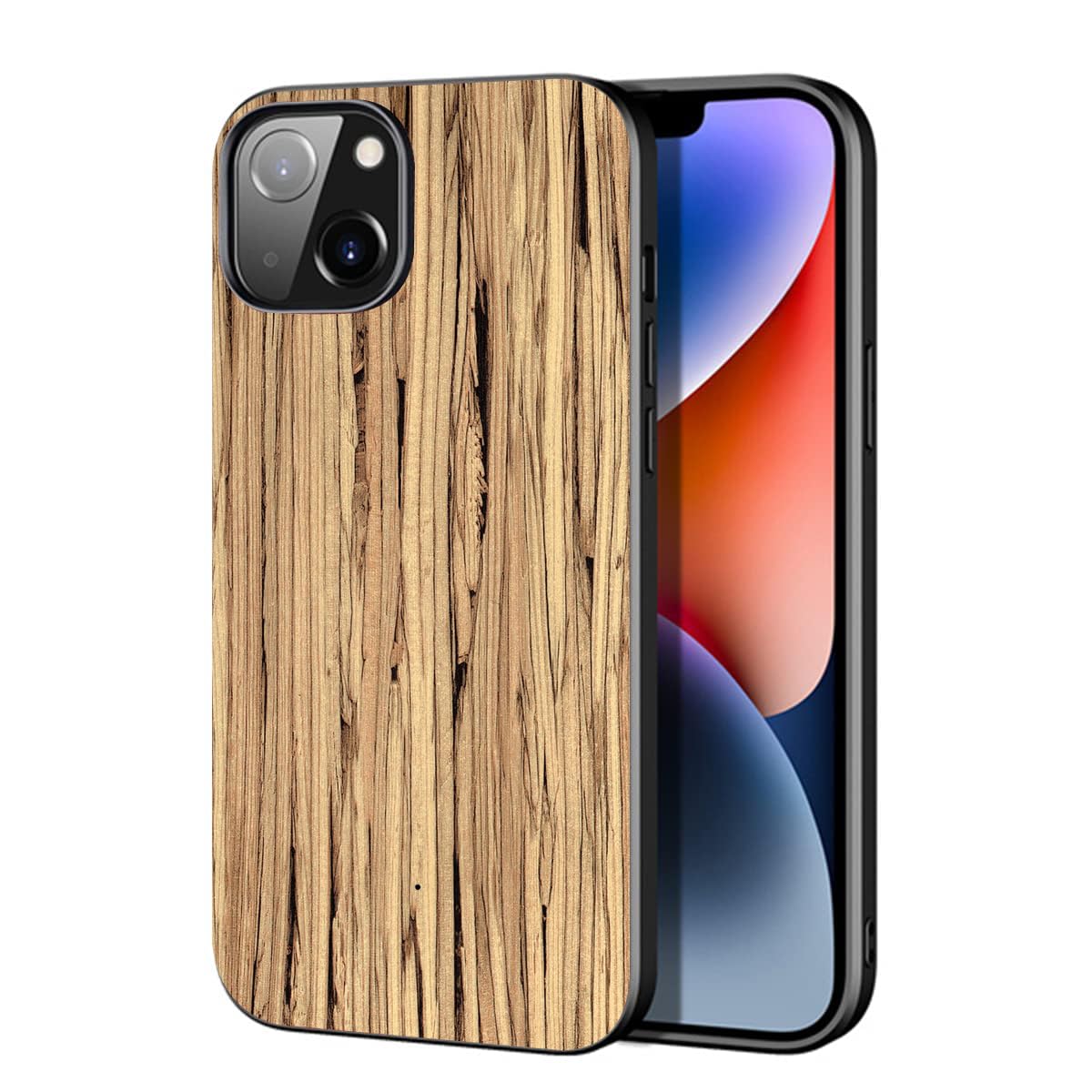 iPhone 14 Plus Back Cover Case | Sleek - Bamboo