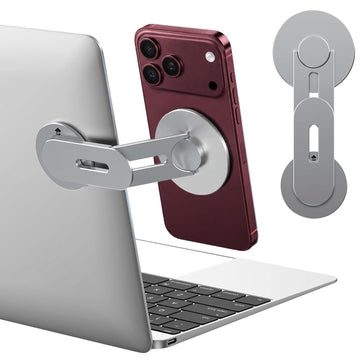 Magnetic Laptop Phone Mount | Grey