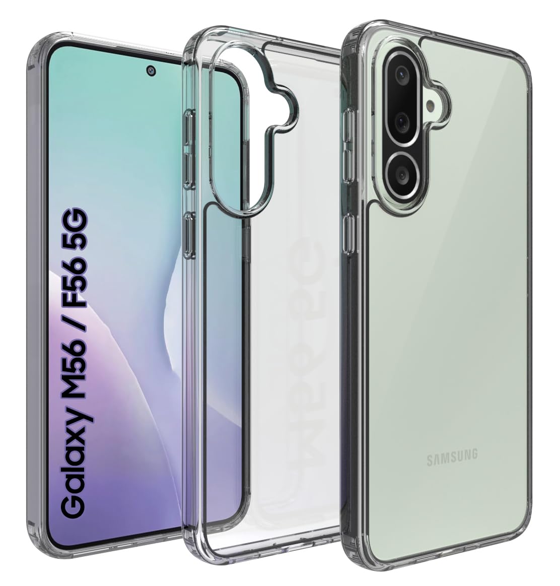 Samsung Galaxy M56 5G / F56 5G Back Cover Case | Clear Hybrid - Clear