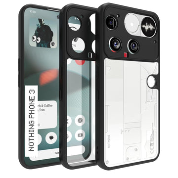 Nothing Phone 3 Back Cover Case | Sleek Hybrid - Clear