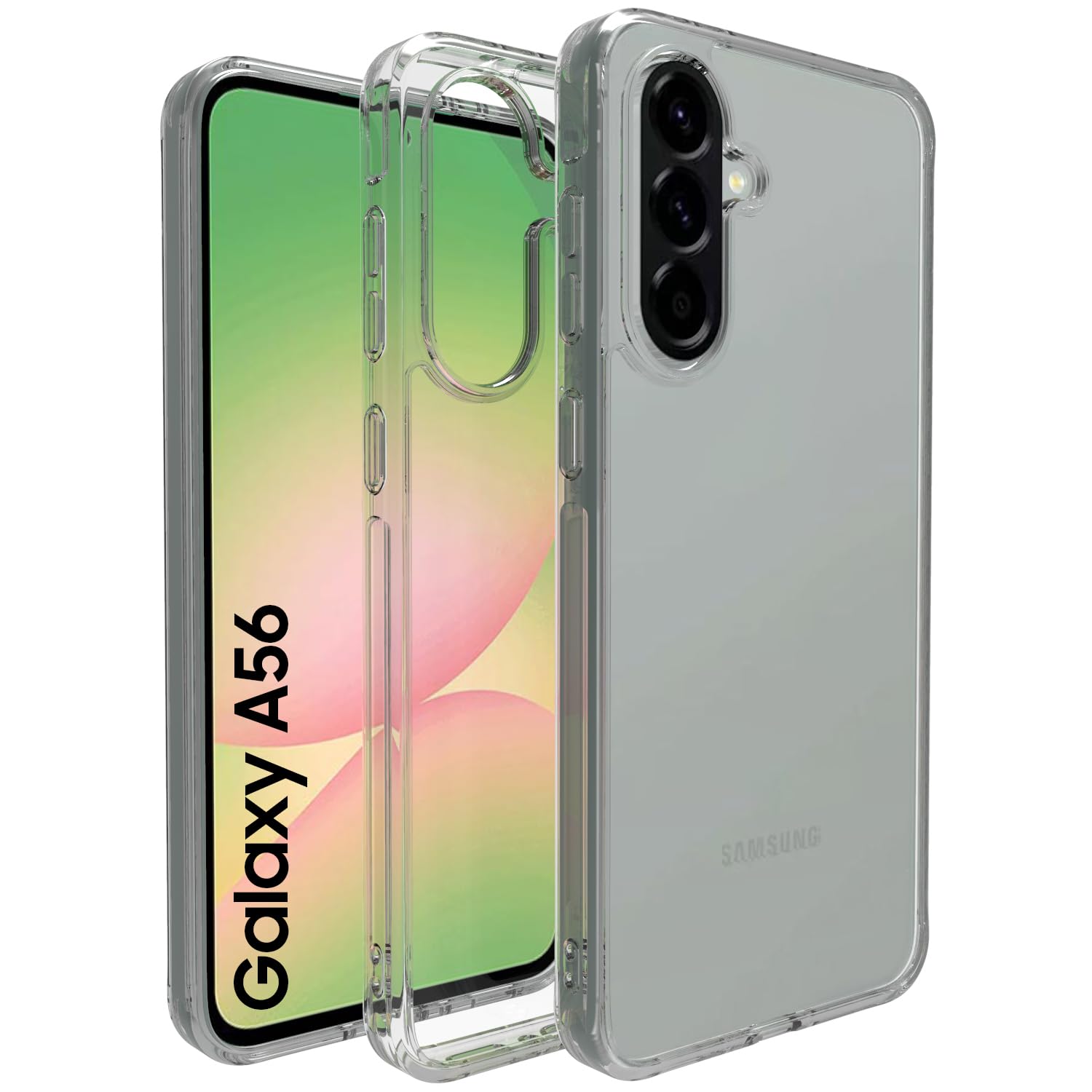 Samsung Galaxy A56 5G Back Cover Case | Clear Hybrid - Clear