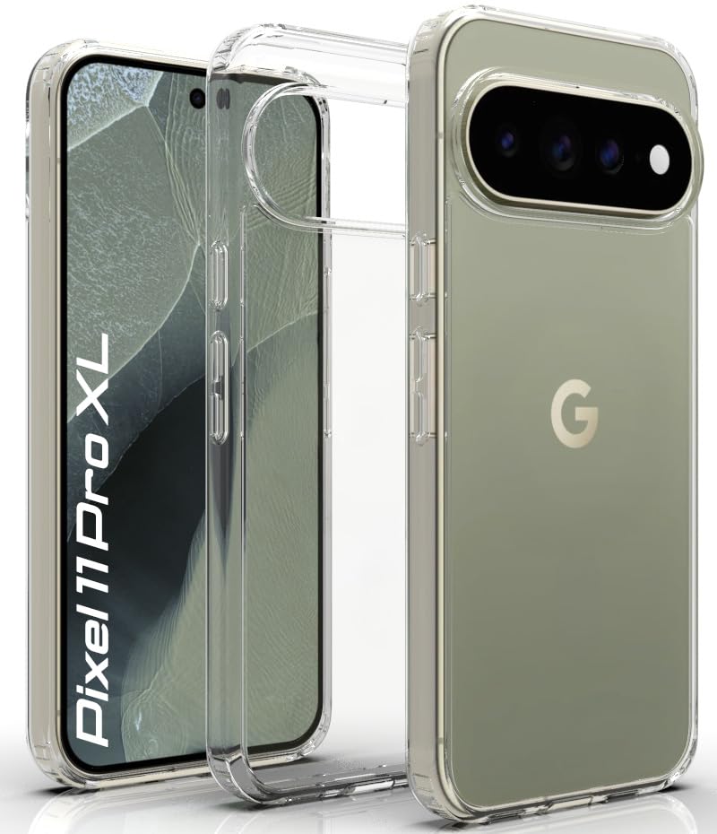 Google Pixel 11 Pro XL Back Cover Case | Clear Hybrid - Clear