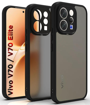 Vivo V70 / V70 Elite 5G Back Cover Case | Sleek Hybrid - Matte Black