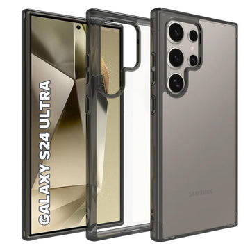 Samsung Galaxy S24 Ultra Back Cover Case | Clear Hybrid - Clear Smoke