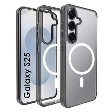 Samsung Galaxy S25 Back Cover Case | Clear Hybrid - Clear Magnetic