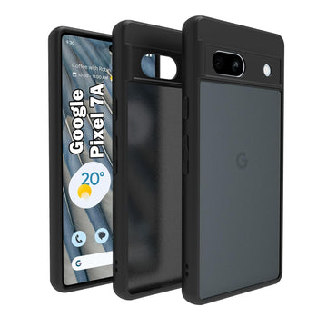 Google Pixel 7A Back Cover Case | Sleek Hybrid - Matte Black Magnetic