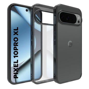 Google Pixel 10 Pro XL Back Cover Case | Clear Hybrid - Clear