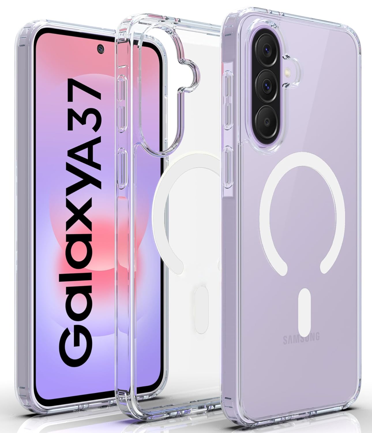 Samsung Galaxy A37  Back Cover Case | Clear Hybrid - Clear
