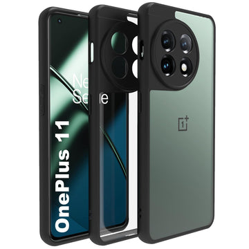 OnePlus 11 5G Back Cover Case | Sleek Hybrid - Clear Black