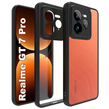 Realme GT 7 Pro 5G Back Cover Case | Sleek Hybrid - Clear Black