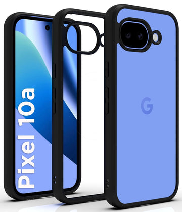 Google Pixel 10a Back Cover Case | Sleek Hybrid - Clear Black