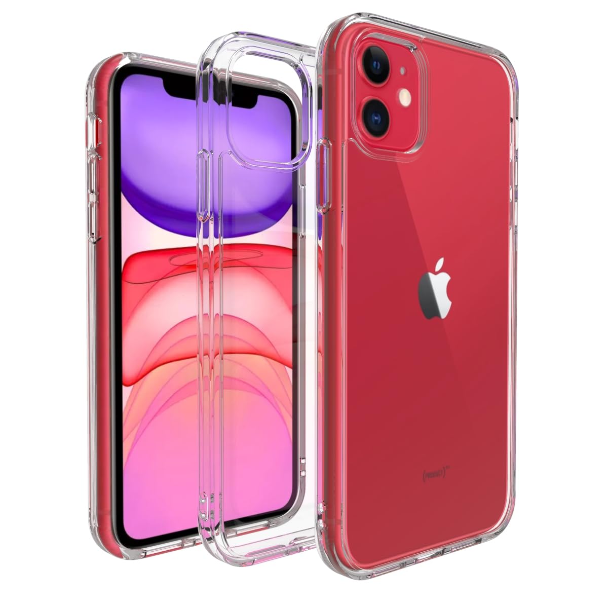 iPhone 11 Back Cover Case | Clear Hybrid - Clear