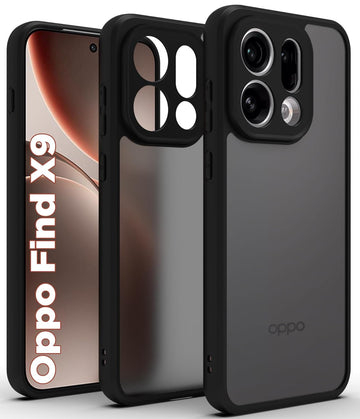 Oppo Find X9 5G Back Cover Case | Sleek Hybrid - Matte Black