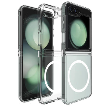 Samsung Galaxy Z Flip 6 / Z Flip 7 FE Back Cover Case | Clear Hybrid - Clear