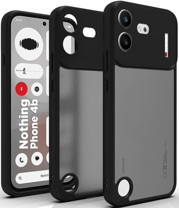 Nothing Phone 4b Back Cover Case | Sleek Hybrid - Matte Black