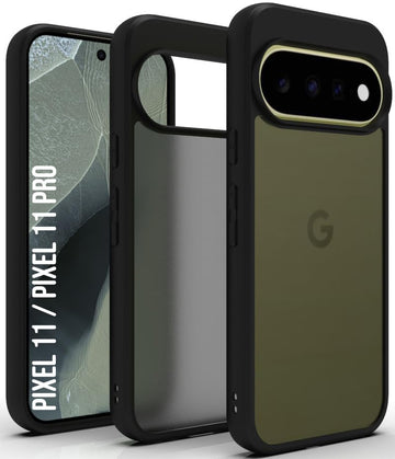 Google Pixel 11 / Pixel 11 Pro Back Cover Case | Sleek Hybrid - Matte Black