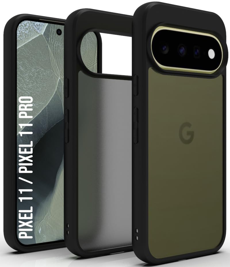 Google Pixel 11 / Pixel 11 Pro Back Cover Case | Sleek Hybrid - Matte Black