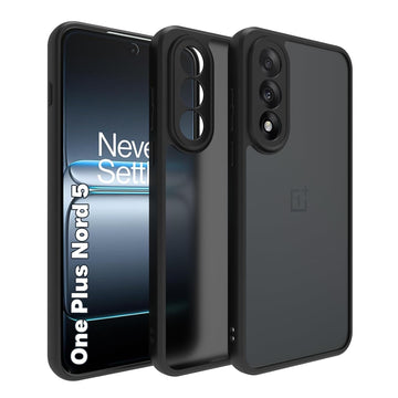 OnePlus Nord 5 5G Back Cover Case | Sleek Hybrid - Matte Black