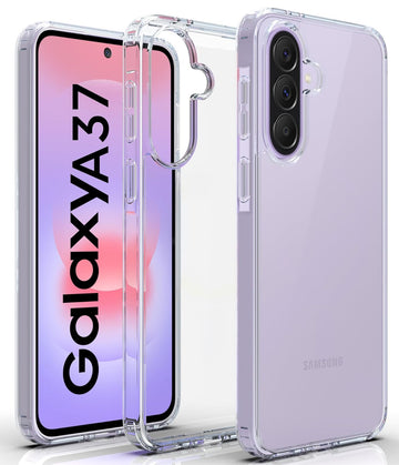Samsung Galaxy A37 5G Back Cover Case | Clear Hybrid - Clear Transparent