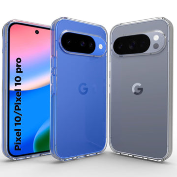 Google Pixel 10 / Pixel 10 Pro Back Cover Case | Clear Hybrid - Clear