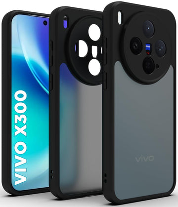 Vivo X300 5G Back Cover Case | Sleek Hybrid - Matte Black