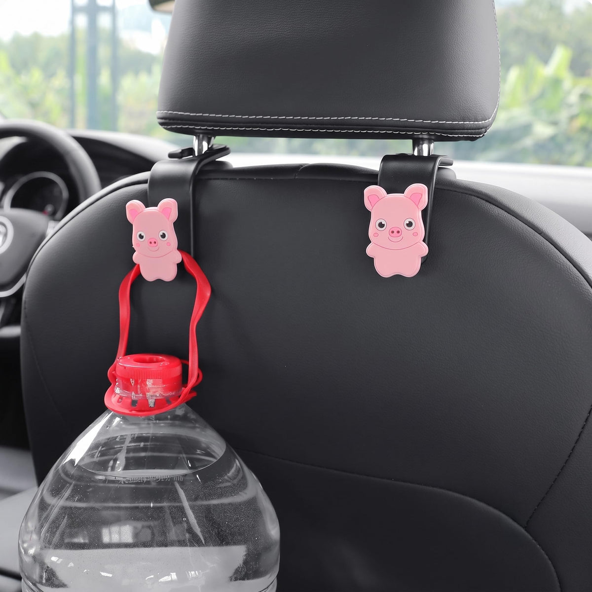 Car Headrest Hooks | Universal Back Seat Hanger for Bags & Accessories - Pack of 2