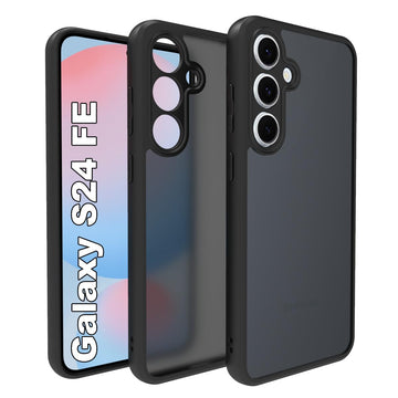 Samsung Galaxy S24 FE 5G Back Cover Case | Sleek Hybrid - Matte Black