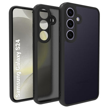 Samsung Galaxy S24 Back Cover Case | Sleek Hybrid - Matte Black