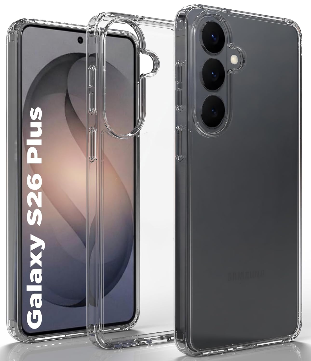 Samsung Galaxy S26 Plus Back Cover Case | Clear Hybrid - Clear
