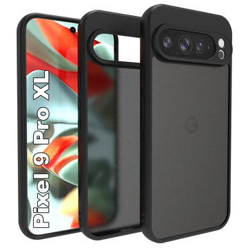 Google Pixel 9 Pro XL  Back Cover  Case | Sleek Hybrid - Matte Black