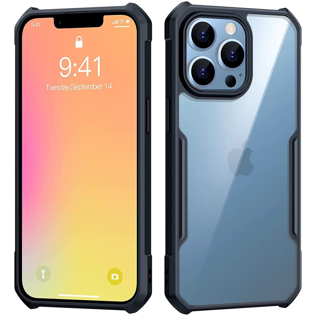 iPhone 13 Pro Max Back Cover Case | Xundd - Black