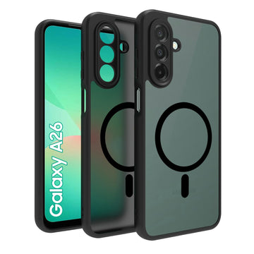 Samsung Galaxy A26 5G Back Cover Case | Sleek Hybrid - Matte Black Magnetic